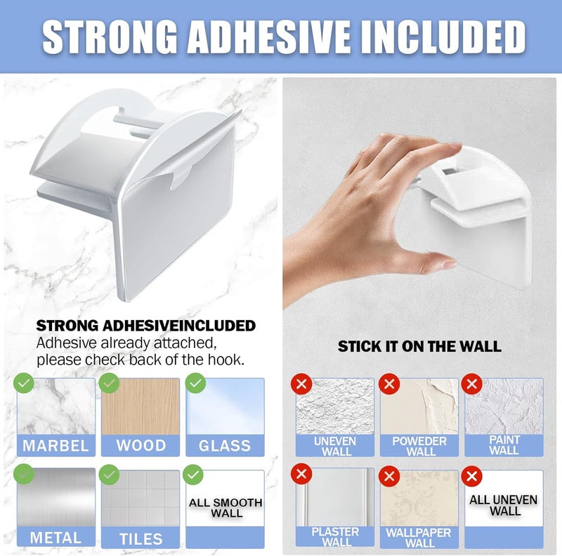 BRATEAYA Baseball Hat Holder for Wall (White-20) - Image 4